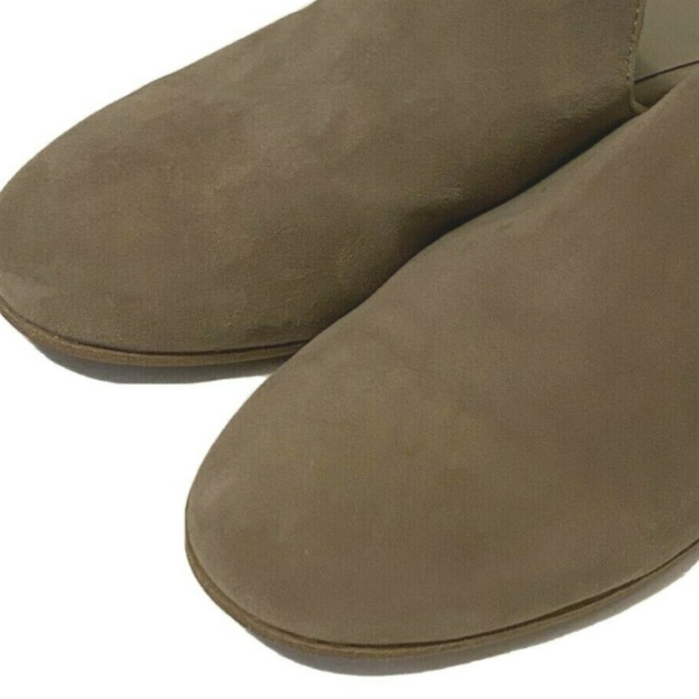 Eileen Fisher 5.5 Dion Suede Mules Slides Brown - Picture 5 of 6